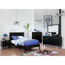 LENNART II Black & White Cal.King, E.King, Full, Queen, Twin Bed - Furniture Center (NY)