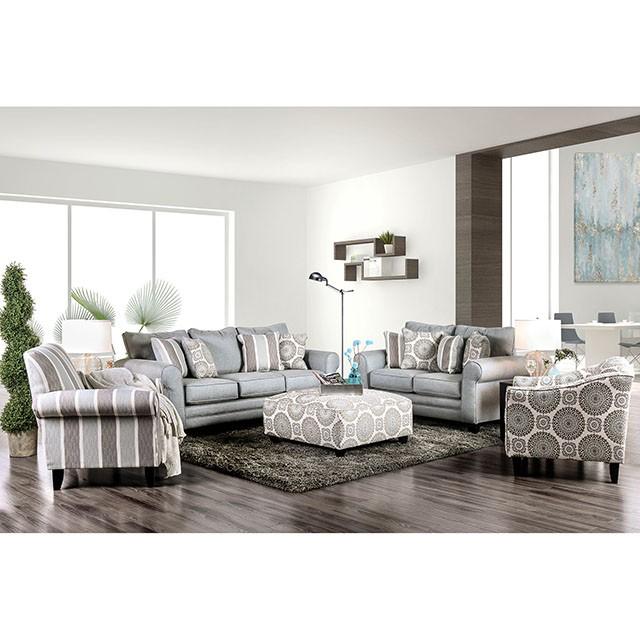 Misty Blue Gray Sofa - Furniture Center (NY)