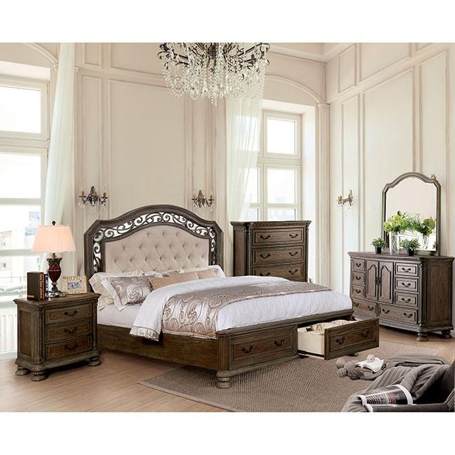 Persephone Rustic Natural Tone Mirror - Furniture Center (NY)