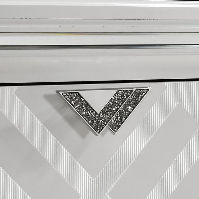 EMMELINE Chest, White - Furniture Center (NY)