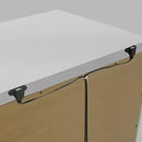 EMMELINE Night Stand w/ USB, White - Furniture Center (NY)