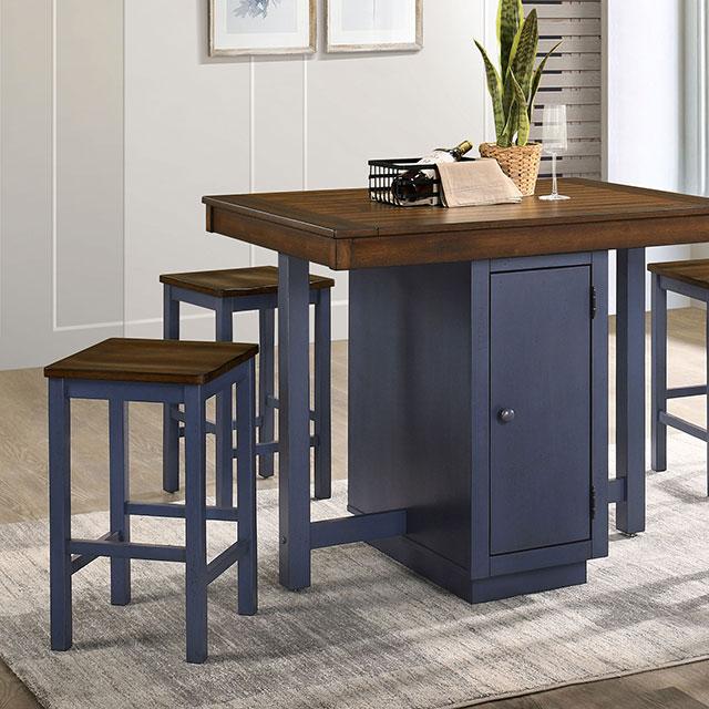 Azurine 5 Pc. Counter Ht. Set - Furniture Center (NY)