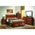 Queen Storage Bed, Dresser, Mirror, Chest & 1 NS