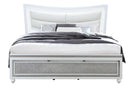 COLLETE WHITE QUEEN BED - Furniture Center (NY)