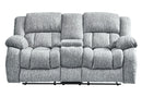 U250 GREY CONSOLE RECLINING LOVESEAT