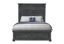 TATUM GREY QUEEN BED WITHOUT STORAGE - Furniture Center (NY)