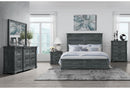 TATUM GREY QUEEN BED GROUP WITHOUT STORAGE - Furniture Center (NY)