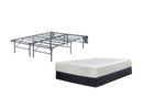 10 Inch Chime Memory Foam Mattress Set - Furniture Center (NY)