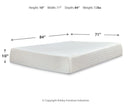 10 Inch Chime Memory Foam Mattress Set - Furniture Center (NY)