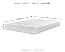 Chime 8 Inch Memory Foam Mattress in a Box - Furniture Center (NY)