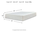 Chime 12 Inch Memory Foam Mattress in a Box - Furniture Center (NY)