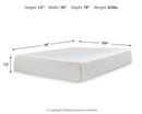 Chime 12 Inch Memory Foam Mattress in a Box - Furniture Center (NY)
