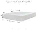 Chime 12 Inch Memory Foam Mattress in a Box - Furniture Center (NY)