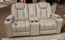 Elevate Edges Glider Reclining Loveseat with Console - Furniture Center (NY)