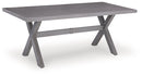 Half Moon Beach Outdoor Dining Table - Furniture Center (NY)