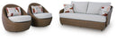 Double Point Outdoor Seating Set - Furniture Center (NY)