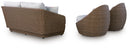 Double Point Outdoor Seating Set - Furniture Center (NY)