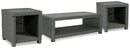 Elite Park Outdoor Occasional Table Set - Furniture Center (NY)