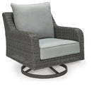 Elite Park Outdoor Swivel Lounge with Cushion - Furniture Center (NY)