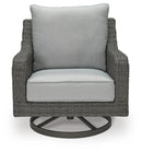 Elite Park Outdoor Swivel Lounge with Cushion - Furniture Center (NY)