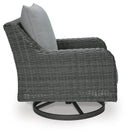 Elite Park Outdoor Swivel Lounge with Cushion - Furniture Center (NY)