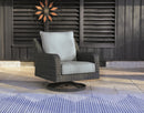 Elite Park Outdoor Swivel Lounge with Cushion - Furniture Center (NY)