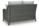 Elite Park Outdoor Loveseat with Cushion - Furniture Center (NY)