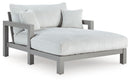 Hurley Park Outdoor Chaise Lounge with Cushion - Furniture Center (NY)