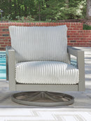 Hurley Park Outdoor Swivel Chair with Cushion - Furniture Center (NY)