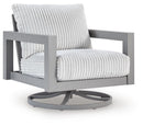 Hurley Park Outdoor Swivel Chair with Cushion - Furniture Center (NY)