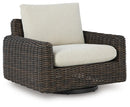Kimora Outdoor Swivel Lounge Chair - Furniture Center (NY)