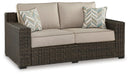 Coastline Bay Outdoor Loveseat with Cushion - Furniture Center (NY)
