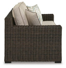 Coastline Bay Outdoor Loveseat with Cushion - Furniture Center (NY)