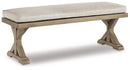 Beachcroft Outdoor Bench with Cushion - Furniture Center (NY)