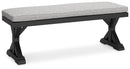 Beachcroft Outdoor Bench with Cushion - Furniture Center (NY)