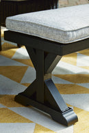 Beachcroft Outdoor Bench with Cushion - Furniture Center (NY)