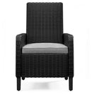 Beachcroft Outdoor Arm Chair with Cushion (Set of 2) - Furniture Center (NY)
