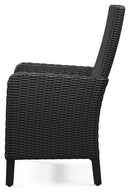 Beachcroft Outdoor Arm Chair with Cushion (Set of 2) - Furniture Center (NY)