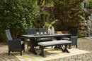 Beachcroft Outdoor Bench with Cushion - Furniture Center (NY)