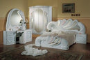 Queen Bed, 1 NS, Dresser Mirror & Chest- Italian Lacquer Bedroom Set made in Italy
