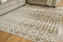 Bunchly 7'10" x 10'3" Washable Rug - Furniture Center (NY)