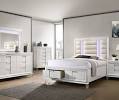 Queen Bed, Dresser, Mirror, Chest and 1 NS