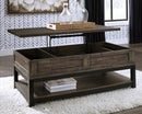 Johurst Coffee Table with Lift Top - Furniture Center (NY)
