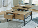 Montia Lift-Top Coffee Table - Furniture Center (NY)