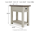 Bolanburg Chairside End Table - Furniture Center (NY)