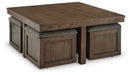 Boardernest Coffee Table with 4 Stools - Furniture Center (NY)
