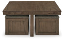 Boardernest Coffee Table with 4 Stools - Furniture Center (NY)
