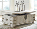Carynhurst Coffee Table with Lift Top - Furniture Center (NY)