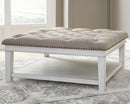 Kanwyn Upholstered Ottoman Coffee Table - Furniture Center (NY)
