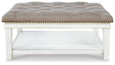 Kanwyn Upholstered Ottoman Coffee Table - Furniture Center (NY)